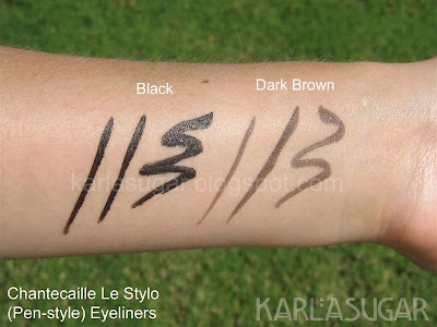 Chantecaille, Le Stylo, swatches