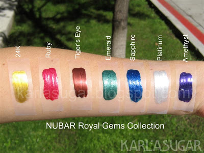 Nubar, Royal Gems, swatches, 24K, Ruby, Tiger