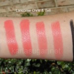 Lancome, Chris & Tell, Chris and Tell, Pout a Porter, swatches