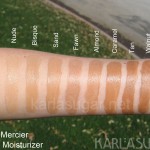 Laura Mercier, Tinted Moisturizer, LM, TM, swatches, Porcelain, Nude, Bisque, Sand, Fawn, Almond, Caramel, Tan, Walnut, Mocha