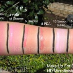 Make Up For Ever, MUFE, HD Blush, 3, Truth or Dare, Hot Pink, 4, Walk of Shame, Bubblegum Pink, 6, Quickie, Salmon Pink, 8, PDA, Pinky Nude, 13, Smooth Talker, Vibrant Pale Pink, 14, Star Struck, Pale Peach