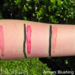Armani, Blushing Fabric, swatches, Shimmering Peach, Sicilian Orange, Pink Chiffon