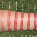 Guerlain, Terracotta, gloss, lipgloss, swatches, Sable, Karla Sugar, KarlaSugar