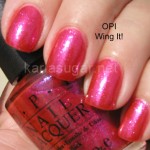 OPI, swatches, Wing It