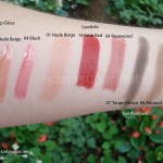 Burberry, swatches, Taupe Brown, Almond, Warm Glow