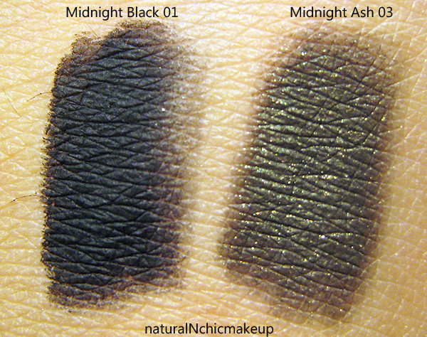 Burberry, Eye Definer Pencils, eyeliner, Midnight Black, Midnight Ash, swatches