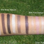 Dior, fall, 2010, quints, swatches, 844, Misty Mauve, 808, Pink Design, KarlaSugar, Karla Sugar