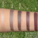 Stars Makeup Haven, SMH, All Cosmetics Wholesale, ACW, swatches, Squeak, Bayli, Ally Cat, 7, Seven, Taz, KarlaSugar, Karla Sugar