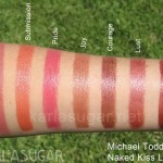 Michael Todd, Naked Kiss, lipstick, swatches, Awe, Submission, Pride, Joy, Courage, Lust, Hope
