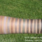 NYX, Winter in Moscow, Silver Gray, Smokey Look, swatches, eyeshadow, KarlaSugar, Karla Sugar