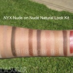 NYX, Nude on Nude, Natural Look Kit, swatches, KarlaSugar, Karla Sugar