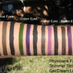 Physicians Formula, Shimmer Strips, eyeliner, Blue Eyes, Green Eyes, Hazel Eyes, Brown Eyes, swatches, KarlaSugar, Karla Sugar