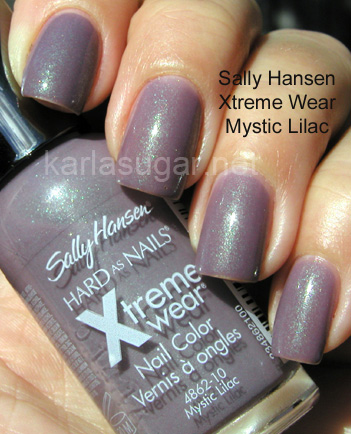 Sally Hansen, Mystic Lilac, swatches