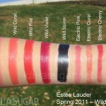 Estee Lauder, Wild Violet, swatches, Wild Blossom, Wild Coral, Wild Fire, Wild Storm, Electric Pink, Electric Coral, Electric Cherry, Electric Violet, KarlaSugar, Karla Sugar