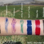 MAC, Wonder Woman, swatches, Opulash, mascara, Bad Bad Black, Themyscira, Victorious, Army of Amazons, Spirit of Truth, Obey Me, Penultimate liner, KarlaSugar, Karla Sugar