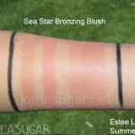 Estee Lauder, Bronze Goddess Soleil, Summer 2011, Sea Star Bronzing Blush, swatches, KarlaSugar, Karla Sugar
