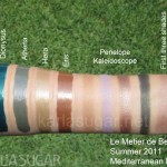Le Metier de Beaute, LMdB, Summer, 2011, swatches, Penelope, Kaleidoscope, Dionysus, Athena, Hera, Eris, KarlaSugar, Karla Sugar