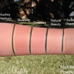 Michael Todd, blush, swatches, Audrey Hepburn, Blushing, Timeless, Natural Beauty, Sweet Cheeks, KarlaSugar, Karla Sugar
