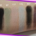 Make Up For Ever, MUFE, 84, 140, 87, 117, 170, 307, 309, 311, swatches
