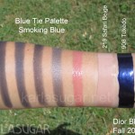 Dior, Blue Tie, fall 2011, swatches, Smoking Blue, 219 Safari Beige, 908 Tuxedo, KarlaSugar, Karla Sugar