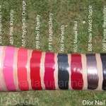 Dior, nail polish, swatches, 253 Dauphine Pink, 483 Pink Kimono, 545 Psychedelic Orange, 999 Red Royalty, 671 Graphic Berry, 804 Perfecto, 853 Masai Red, 886 New World Purple, 906 Purple Revolution, KarlaSugar, Karla Sugar