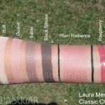 Laura Mercier, Nordstrom Anniversary, Classic Chic, swatches, Buff, Guava, Sable, Black Smoke, Plum Radiance, Raspberry, Lip Glace, KarlaSugar, Karla Sugar
