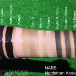 NARS, Nordstrom Anniversary, 2011, swatches, Koh Lanta, Matto Grosso, Vestale, Cyprus, Biarritz, Fathom, Night Clubbing, Coconut Grove, Night Breed, KarlaSugar, Karla Sugar