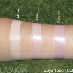 Zoya, Touch Collection, swatches, Minka, Shay, Pandora, KarlaSugar, Karla Sugar
