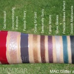 MAC, Glitter and Ice, holiday 2011, Johnny Weir, swatches, nail polish, Get Noticed!, Unconditionally Fabulous, Festive Finery, Technakohls, Going for Gold, Seasonally Spicy, Fancy Moves, Silver Skates, Practice Makes Perfect, Smooth Maneuver, Smooth Manoeuvre, KarlaSugar, Karla Sugar