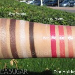 Dior, holiday 2011, eye quad, lip quad, swatches, Backstage Beauty, KarlaSugar, Karla Sugar