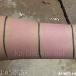 Benefit, Hervana, blush, swatches