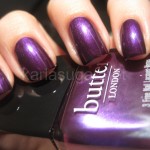 Butter London, HRH, swatches