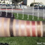 MAC, Metal X, swatches, 2011, 2012, Virgin Silver, Palladium, Gold Carbon, Cyber, Fusion Gold, Rusty, Red Hot Copper, Venetian Tarnish, Vintage Coin, Karla Sugar, KarlaSugar