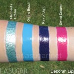 Deborah Lippmann, Lippmann Collection, swatches, spring, summer, 2012, Mermaid's Dream, On the Beach, Ray of Light, Sweet Dreams, KarlaSugar, Karla Sugar