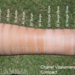 Chanel, Vitalumiere Aqua compact, swatches, KarlaSugar, Karla Sugar