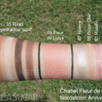 Chanel, Nordstrom Anniversary, Fleur de Lotus, swatches, Rives, Riviere, Beige Clair, Roselin, Alize, KarlaSugar, Karla Sugar